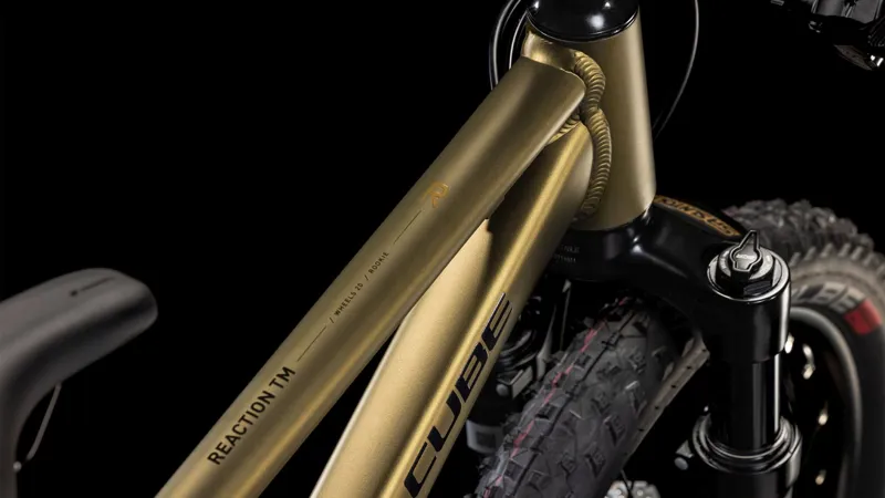Cube Reaction 200 TM Kids Mountain Bike in Goldenlime and Black-2