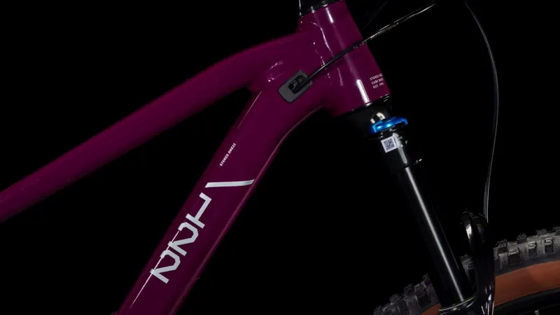 Cube Stereo ONE22 Race Full Suspension Mountain Bike in Wine and Grey-3