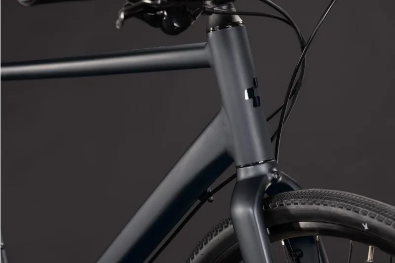 Cube Nulane Deluxe EXC Hybrid Bike in Grey and Chrome-2