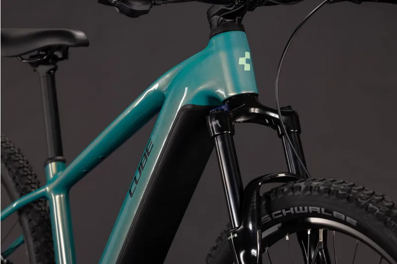 Cube Reaction Hybrid Performance 720Wh Electric Hybrid Bike in Maldivian and Black-1