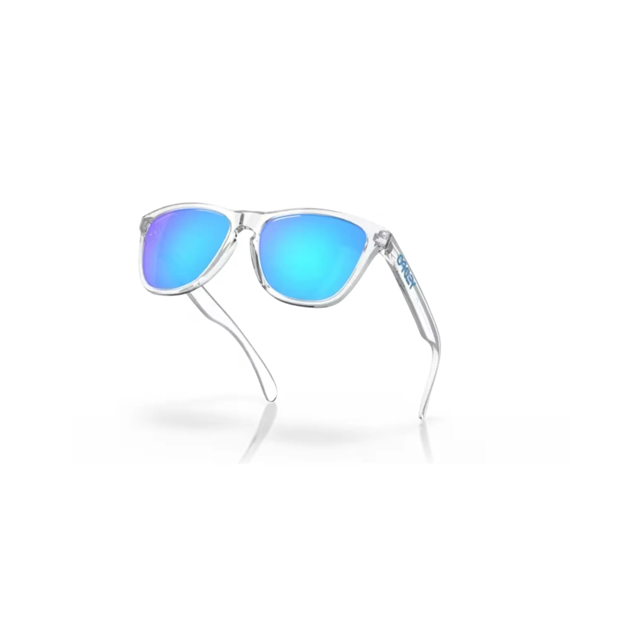 Oakley Frogskins Sunglasses in Crystal Clear and Prizm Saphire