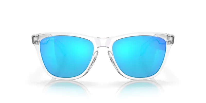 Oakley Frogskins Sunglasses in Crystal Clear and Prizm Saphire-5