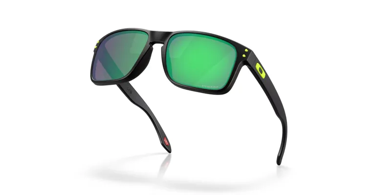 Oakley Holbrook Court Collection Sunglasses in Matte Black with Prizm Road Jade Lenses