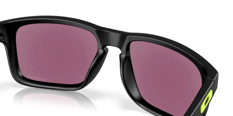 Oakley Holbrook Court Collection Sunglasses in Matte Black with Prizm Road Jade Lenses-2