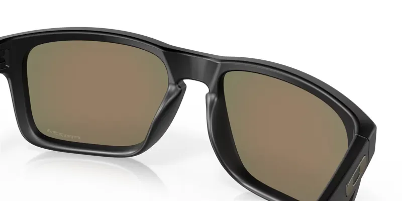 Oakley Holbrook Sunglasses in Matte Black with Prizm Ruby Lenses-2