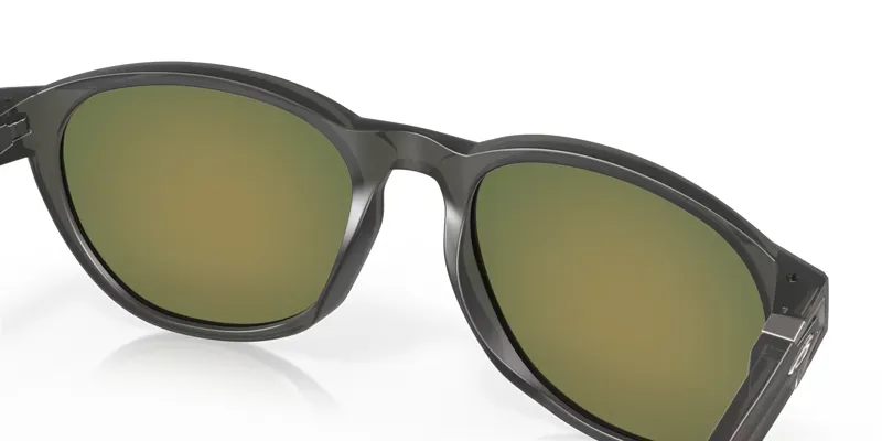 Oakley Reedmace Sunglasses in Matte Grey Smoke and Polarized Prizm Ruby-2