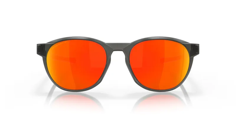 Oakley Reedmace Sunglasses in Matte Grey Smoke and Polarized Prizm Ruby-4