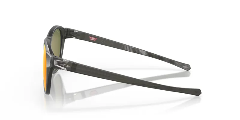 Oakley Reedmace Sunglasses in Matte Grey Smoke and Polarized Prizm Ruby-5