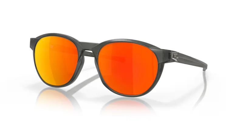 Oakley Reedmace Sunglasses in Matte Grey Smoke and Polarized Prizm Ruby-6