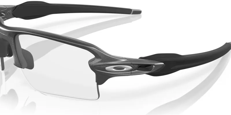Oakley Flak 2.0 XL Sunglasses in Steel and Photocrhromic Clear to Black Iridium-1