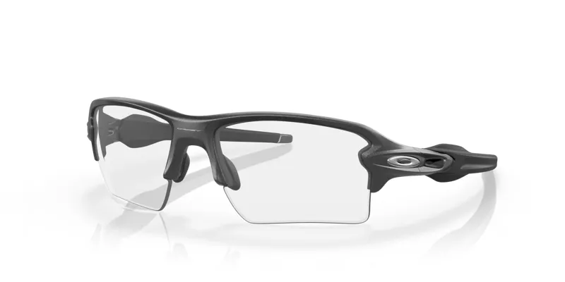 Oakley Flak 2.0 XL Sunglasses in Steel and Photocrhromic Clear to Black Iridium-7