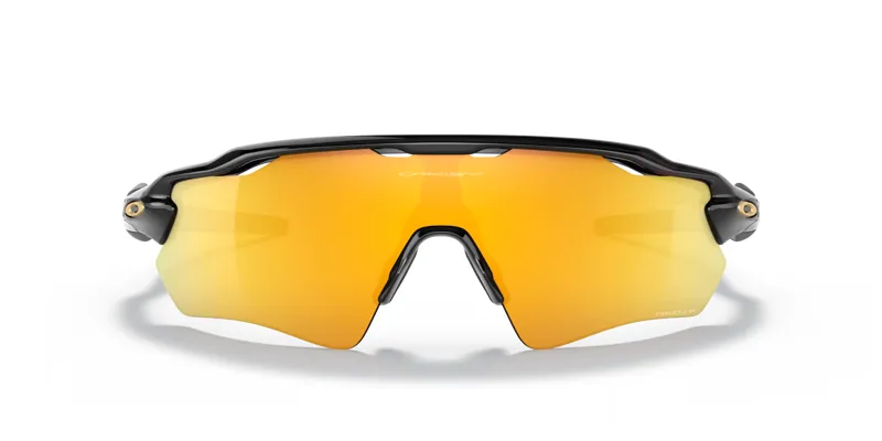 Oakley Radar EV Path Sunglasses in Polished Black with Prizm 24K Polarized Lenses-2