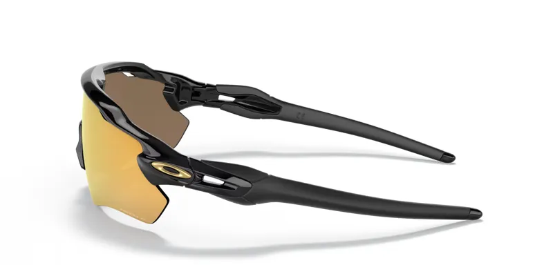 Oakley Radar EV Path Sunglasses in Polished Black with Prizm 24K Polarized Lenses-3