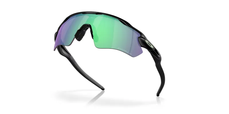 Oakley Radar EV Path Sunglasses in Matte Black with Prizm Jade Polarized Lenses