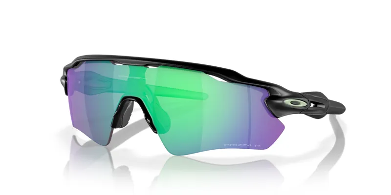Oakley Radar EV Path Sunglasses in Matte Black with Prizm Jade Polarized Lenses-6