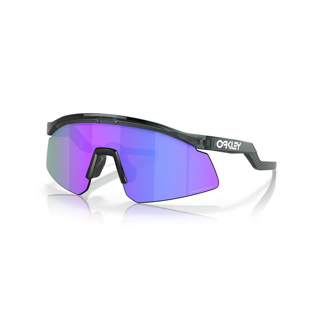 Team Cycles Oakley Hydra Sunglasses in Crystal Black with Prizm Violet Lenses | Interest FREE Finance & Online Refund Policy.