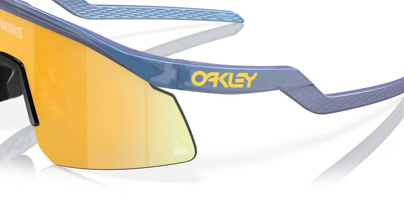 Oakley x Fortnite Hydra Sunglasses in Matte Cyan Blue and Clear Shift with Prizm 24K Lenses-1