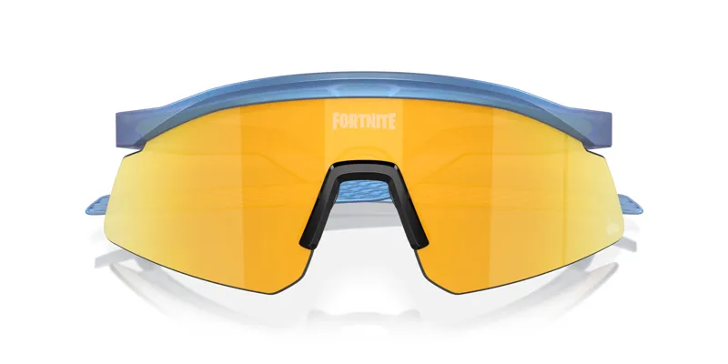 Oakley x Fortnite Hydra Sunglasses in Matte Cyan Blue and Clear Shift with Prizm 24K Lenses-3