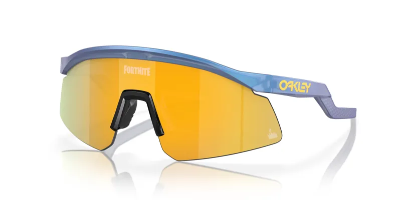 Oakley x Fortnite Hydra Sunglasses in Matte Cyan Blue and Clear Shift with Prizm 24K Lenses-6