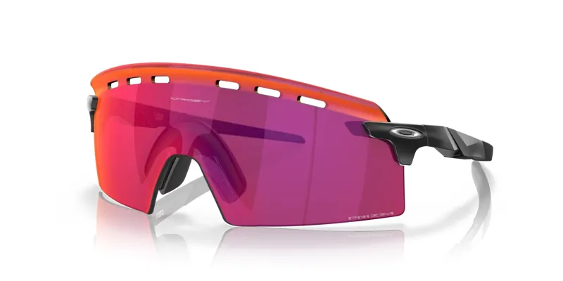 Oakley Encoder Strike Vented Sunglasses in Matte Black and Prizm Road-6