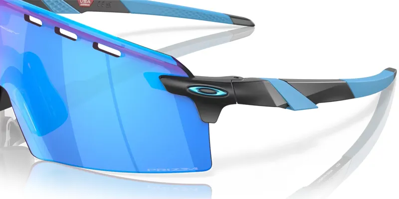 Oakley Encoder Strike Vented Sunglasses in Matte Black and Prizm Sapphire-1