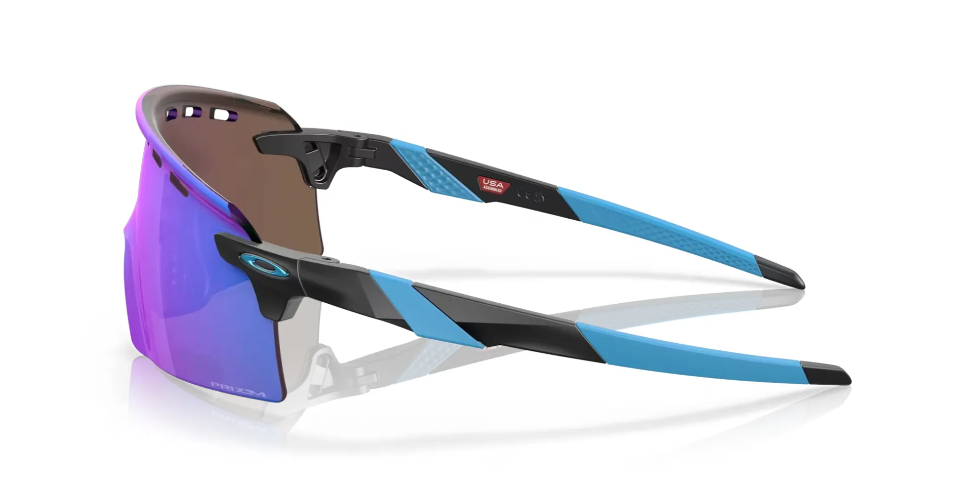 Oakley Encoder Strike Vented Sunglasses in Matte Black and Prizm