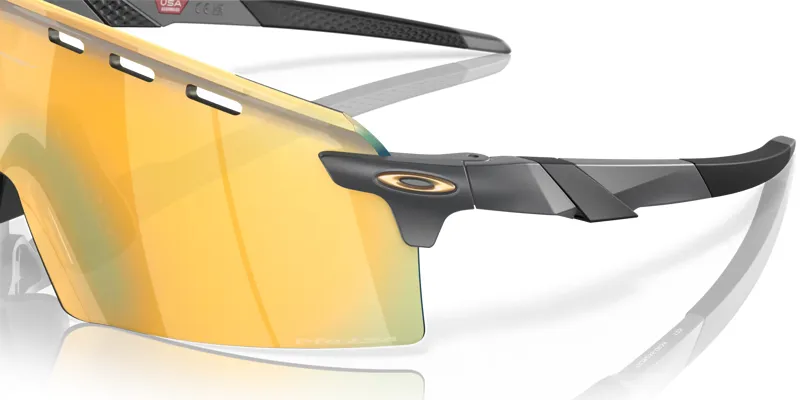 Oakley Encoder Strike Sunglasses in Matte Carbon and Prizm 24K Lenses-1