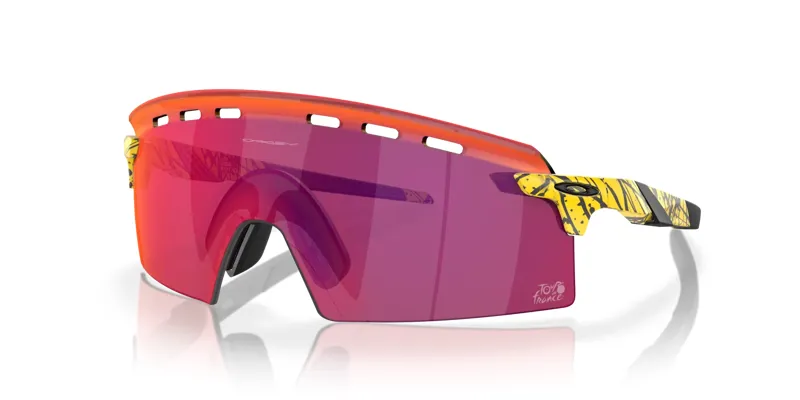 Oakley Tour de France Encoder Strike Vented Sunglasses in Splatter and Prizm Road-6