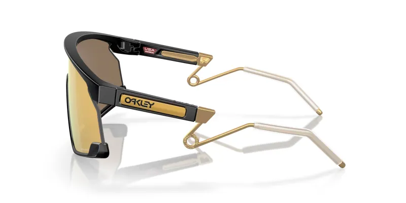 Oakley BXTR Metal Sunglasses in Matte Black with Prizm 24K Lenses-5