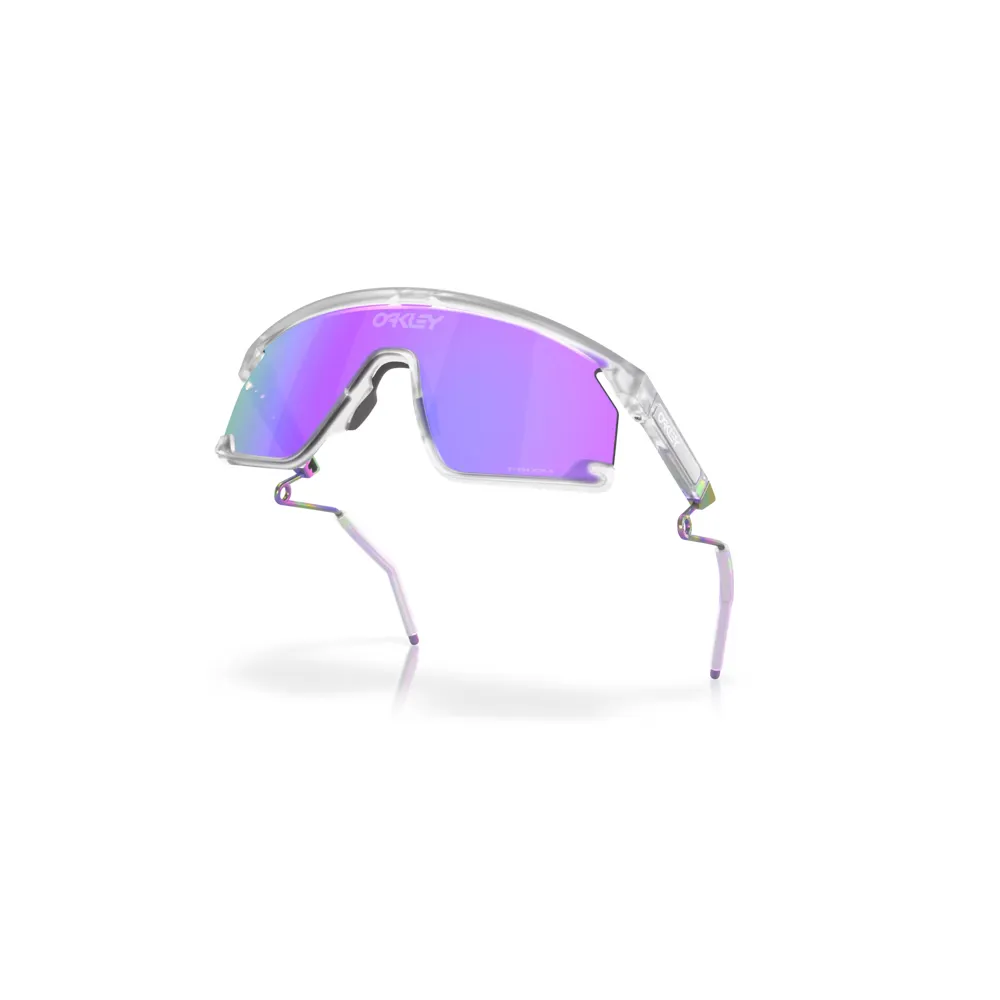 Team Cycles Oakley BXTR Metal Sunglasses in Matte Clear with Prizm Violet Lenses | Interest FREE Finance & Online Refund Policy.