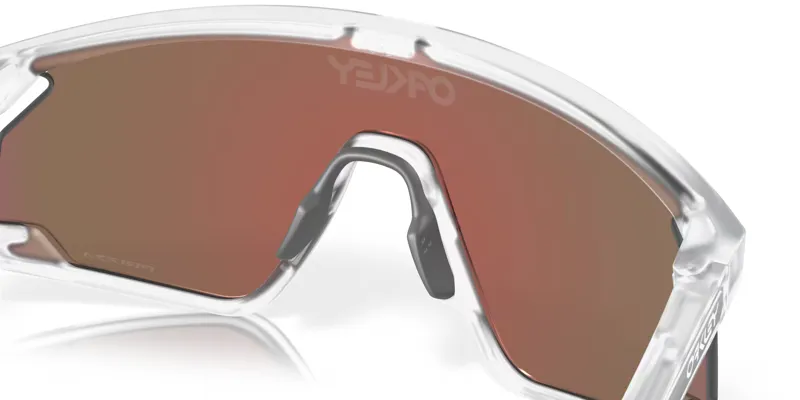 Oakley BXTR Metal Sunglasses in Matte Clear with Prizm Violet Lenses-2
