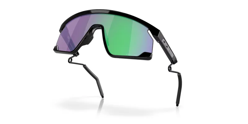 Oakley BXTR Metal Introspect Collection Sunglasses in Metal Black with Prizm Jade Lenses