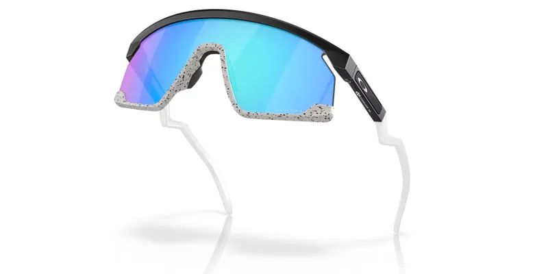 Oakley BXTR Sunglasses in Matte Black with Prizm Sapphire Lenses