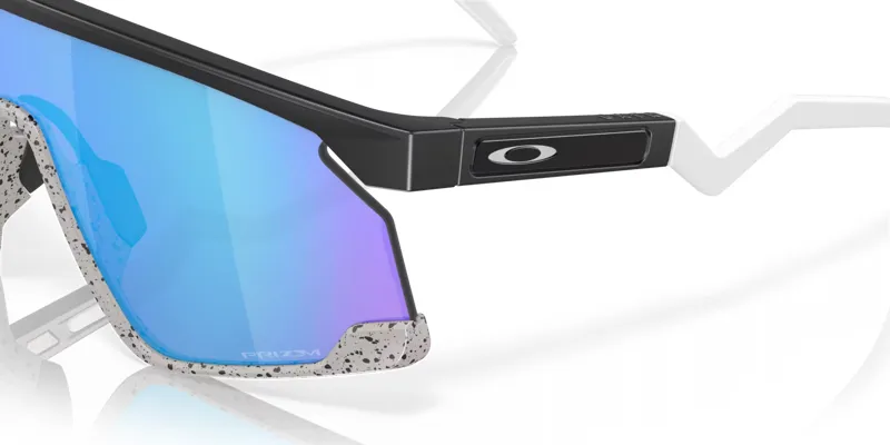 Oakley BXTR Sunglasses in Matte Black with Prizm Sapphire Lenses-1