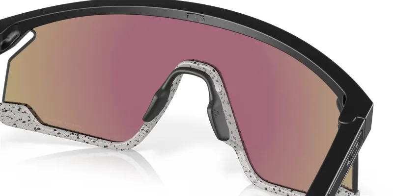 Oakley BXTR Sunglasses in Matte Black with Prizm Sapphire Lenses-2