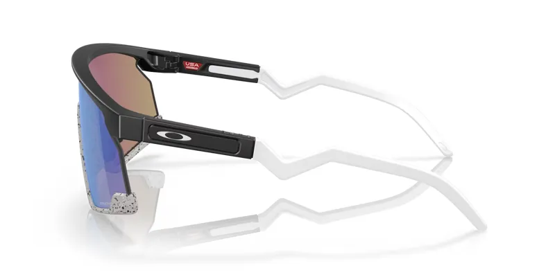 Oakley BXTR Sunglasses in Matte Black with Prizm Sapphire Lenses-5