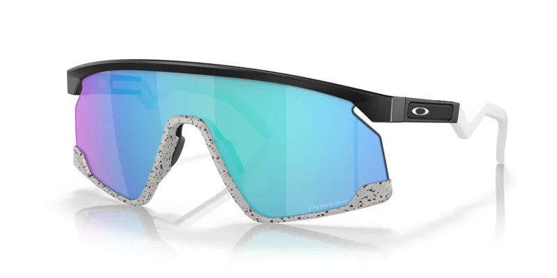 Oakley BXTR Sunglasses in Matte Black with Prizm Sapphire Lenses-6