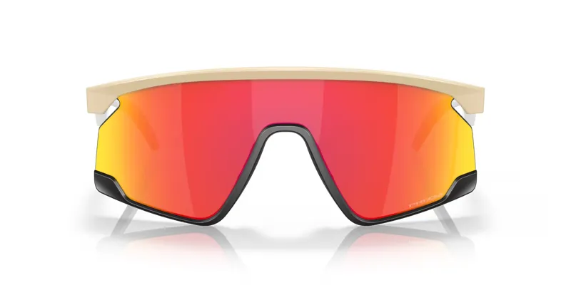 Oakley BXTR Sunglasses in Matte Desert Tan with Prizm Ruby Lenses-4