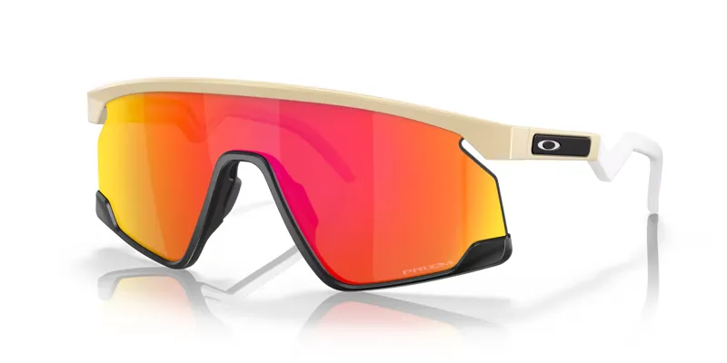 Oakley BXTR Sunglasses in Matte Desert Tan with Prizm Ruby Lenses-6