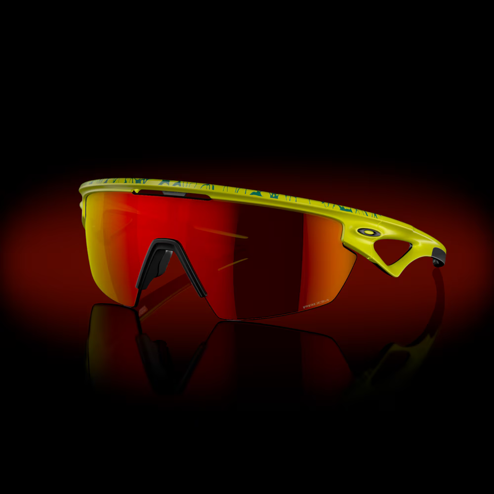Team Cycles Oakley Sphaera Inner Spark Collection Sunglasses in Prizm Ruby and Matte Tennis Ball Yellow and Celeste Neuron | Interest FREE Finance & Online Refund Policy.