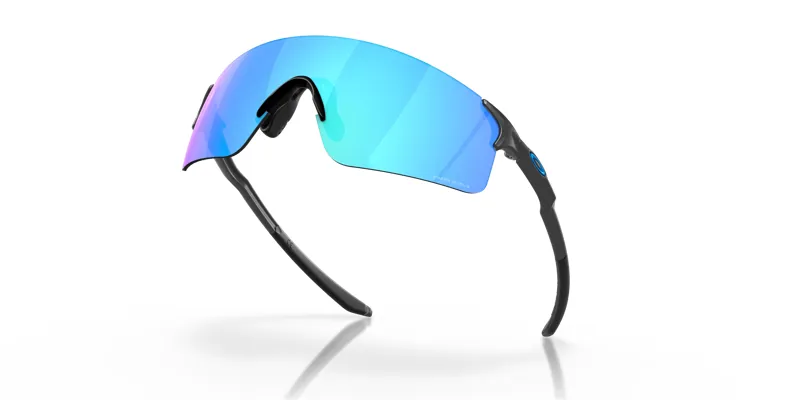 Oakley EV Zero Blades Sunglasses in Steel with Prizm Sapphire Lenses