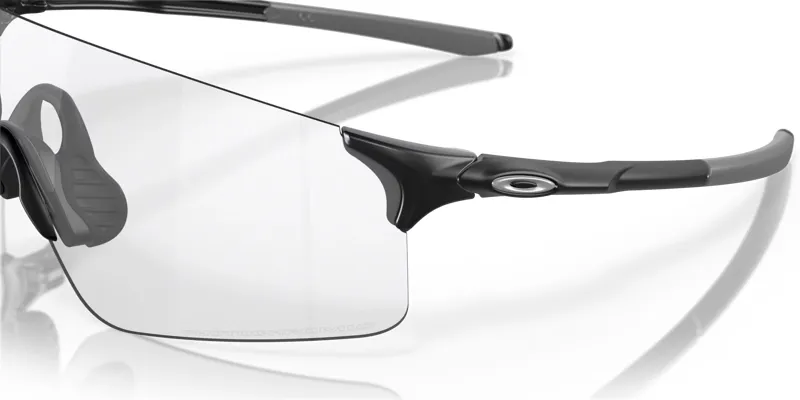 Oakley EVZero Blades Sunglasses in Matte Black with Clear to Black Iridium Photochromic Lenses-1