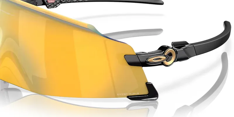 Oakley Kato Sunglasses in Polished Black with Prizm 24K Lenses-3