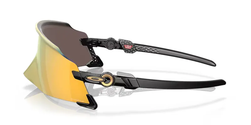 Oakley Kato Sunglasses in Polished Black with Prizm 24K Lenses-4