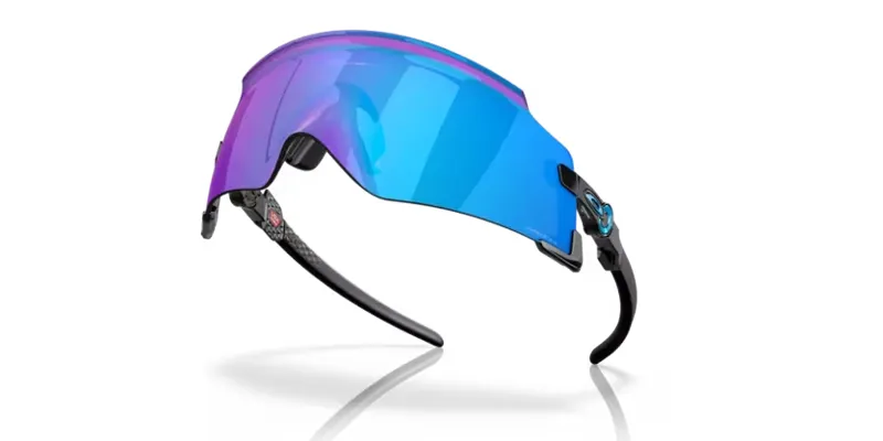 Oakley Kato Sunglasses in Polished Black with Prizm Sapphire Lenses