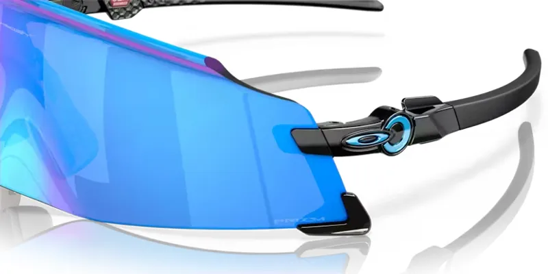 Oakley Kato Sunglasses in Polished Black with Prizm Sapphire Lenses-1