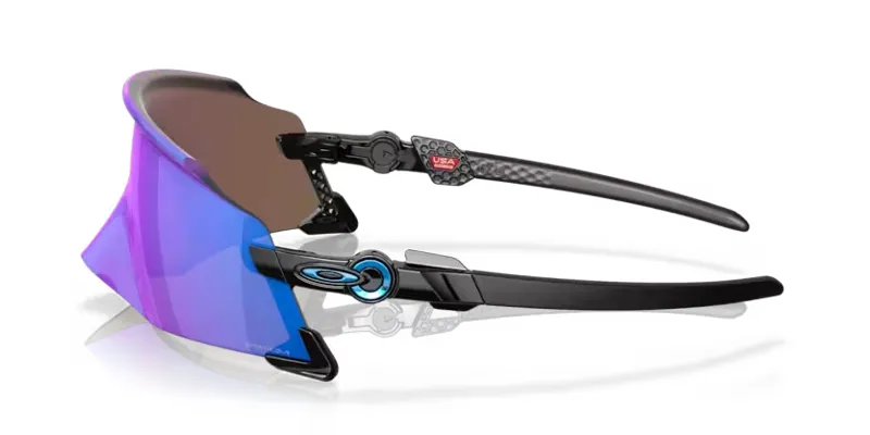 Oakley Kato Sunglasses in Polished Black with Prizm Sapphire Lenses-6