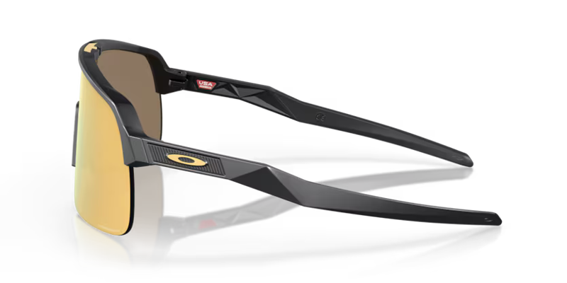 Oakley Sutro Lite Sunglasses in Matte Carbon and Prizm 24K-6