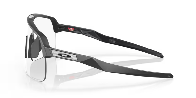 Oakley Sutro Lite Sunglasses in Matte Carbon with Clear Photochromatic Lenses-7