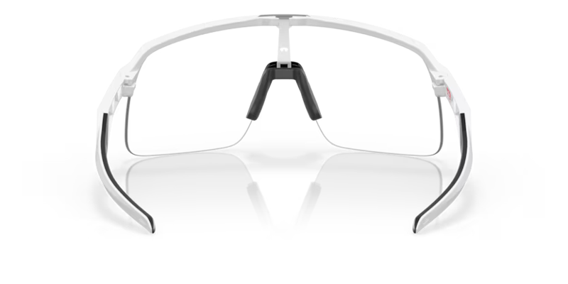 Oakley Sutro Lite Sunglasses in Matte White and Clear Photochromic-4